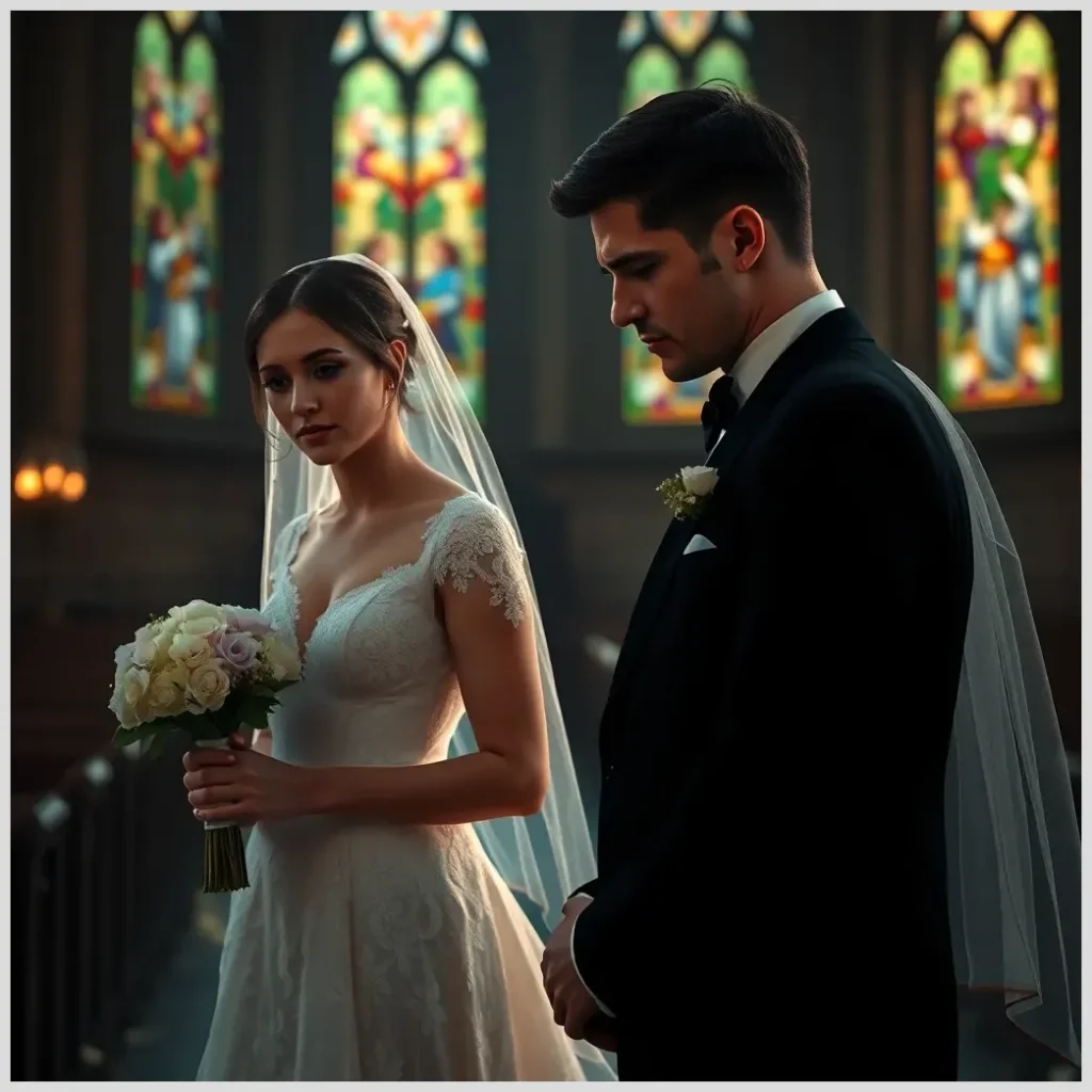 Casamiento que provoca tristeza