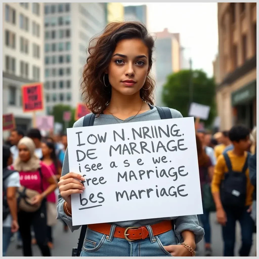 Feminismo como argumento contra matrimonio