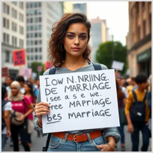 Feminismo como argumento contra matrimonio